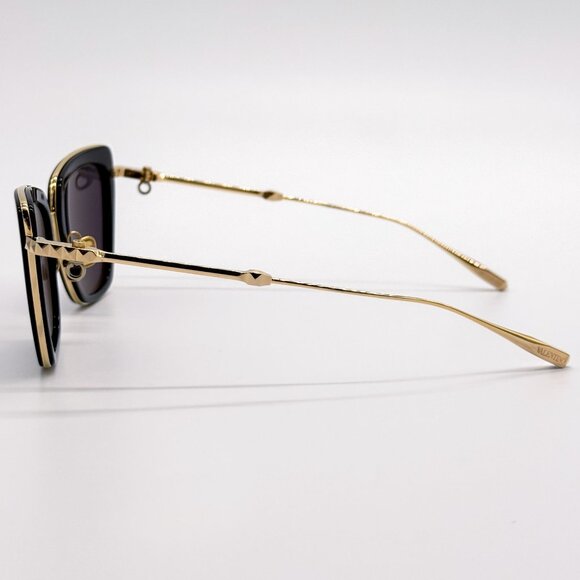NEW VALENTINO SUNGLASSES VLS-165A BLACK/GOLD WOMEN EYEWEAR main image 6